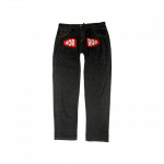 HORROR BLACK DENIM PANTS